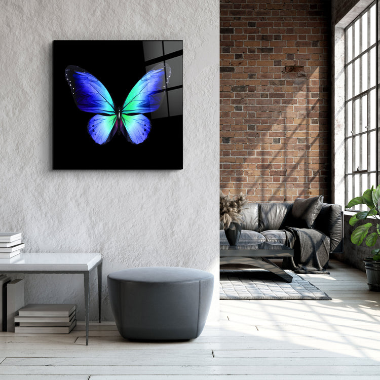 ・"Butterfly"・Glass Wall Art | Artdesigna Glass Printing Wall Arts.