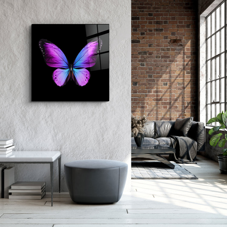 ・"Butterfly"・Glass Wall Art | Artdesigna Glass Printing Wall Arts.