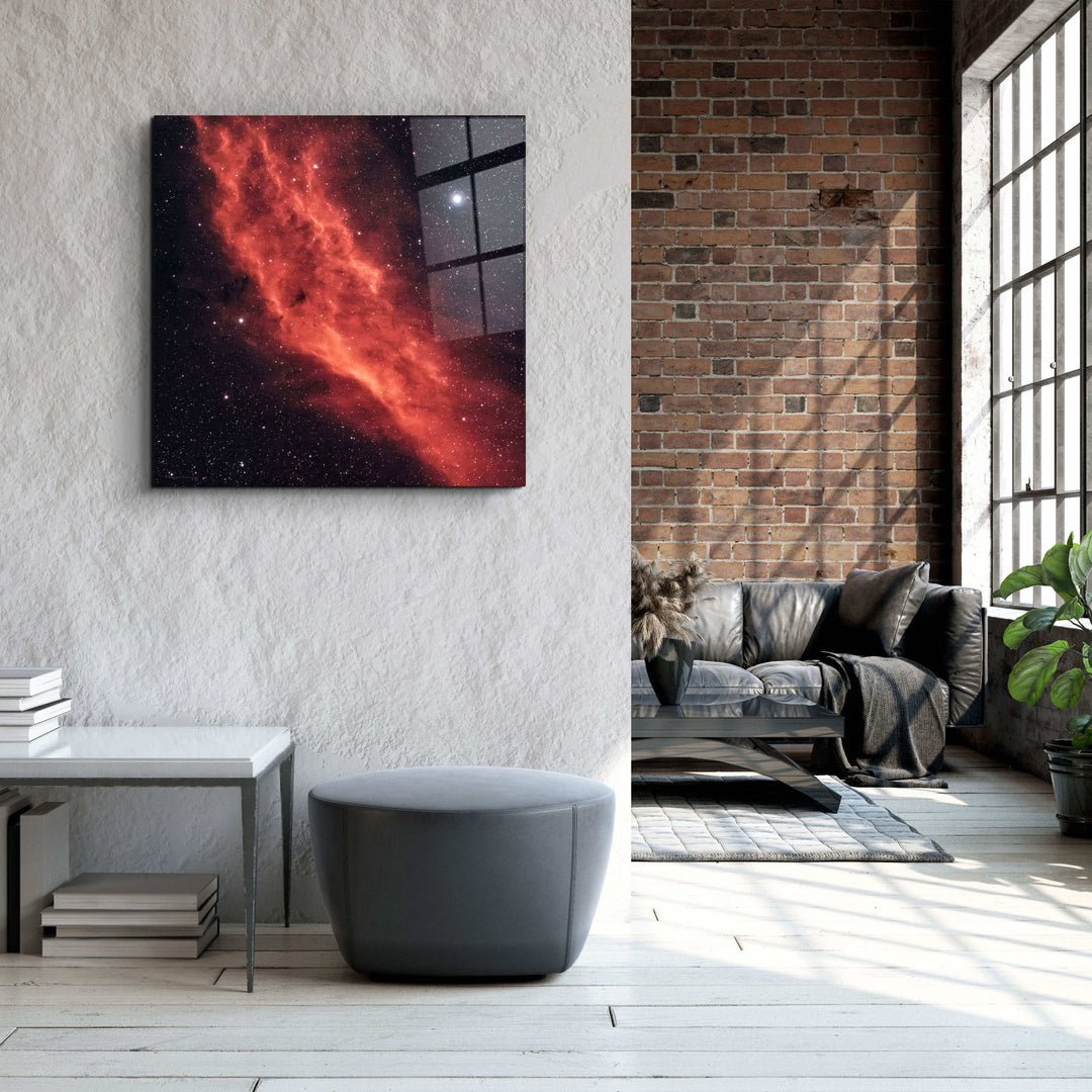 ."Deep Galaxy". Designer's Collection Glass Wall Art