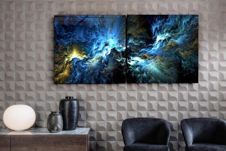 ・"Myth of The Sky - Duo"・Glass Wall Art | Artdesigna Glass Printing Wall Arts.