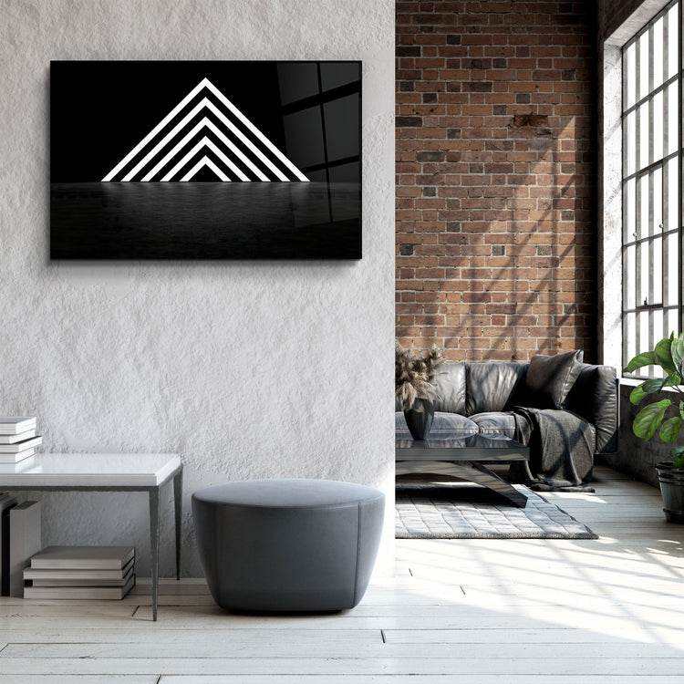 ・"Mystic Triangle Gate"・Glass Wall Art | Artdesigna Glass Printing Wall Arts.