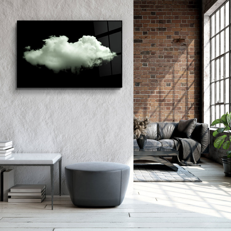 ・"The Cloud"・Glass Wall Art | Artdesigna Glass Printing Wall Arts.