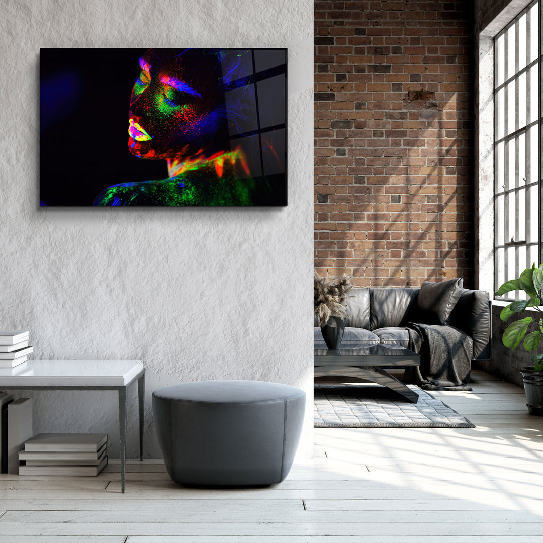 ・"The Neon Art"・Glass Wall Art | Artdesigna Glass Printing Wall Arts.