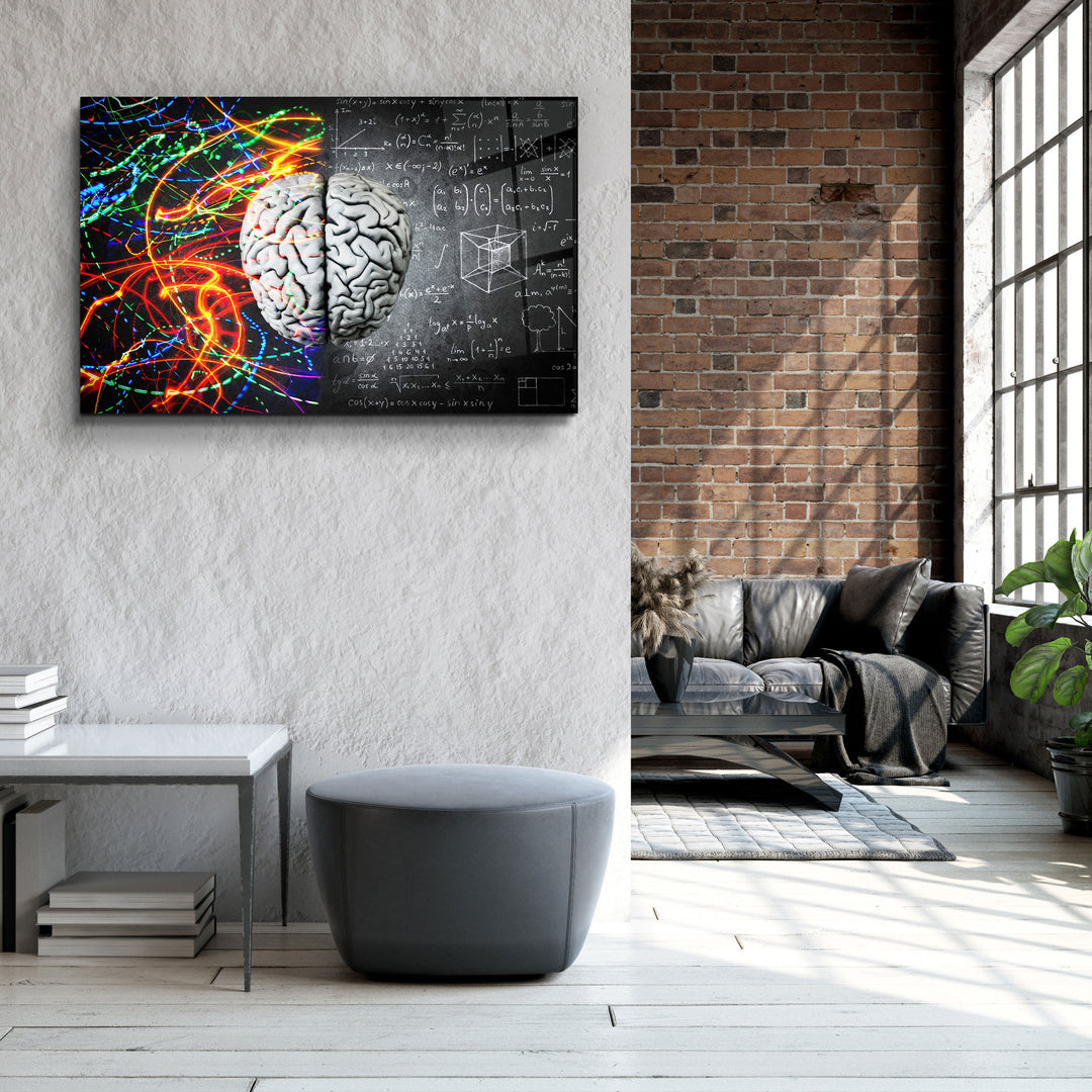 ・"Logic Background"・Glass Wall Art | Artdesigna Glass Printing Wall Arts.