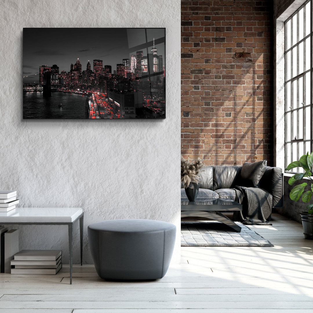 ・"Gotham City"・Glass Wall Art | Artdesigna Glass Printing Wall Arts.