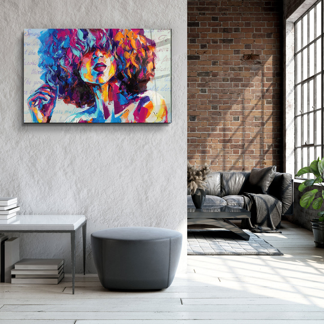 ・"Abstract Painting"・Glass Wall Art | Artdesigna Glass Printing Wall Arts.