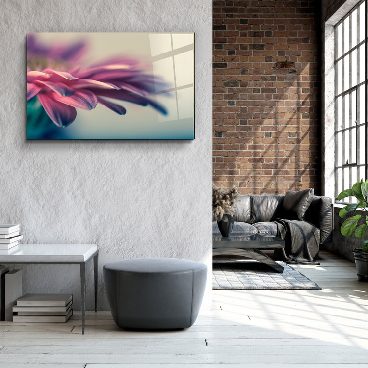 ・"Flower"・Glass Wall Art | Artdesigna Glass Printing Wall Arts.