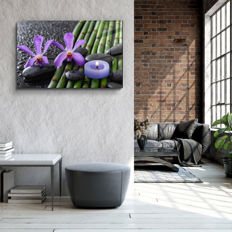 ・"Spa"・Glass Wall Art | Artdesigna Glass Printing Wall Arts.