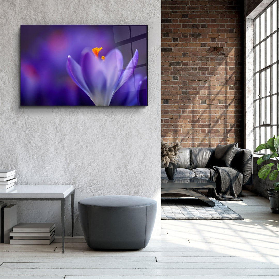 ・"Flower"・Glass Wall Art | Artdesigna Glass Printing Wall Arts.