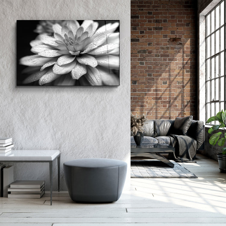 ・"Flower"・Glass Wall Art | Artdesigna Glass Printing Wall Arts.