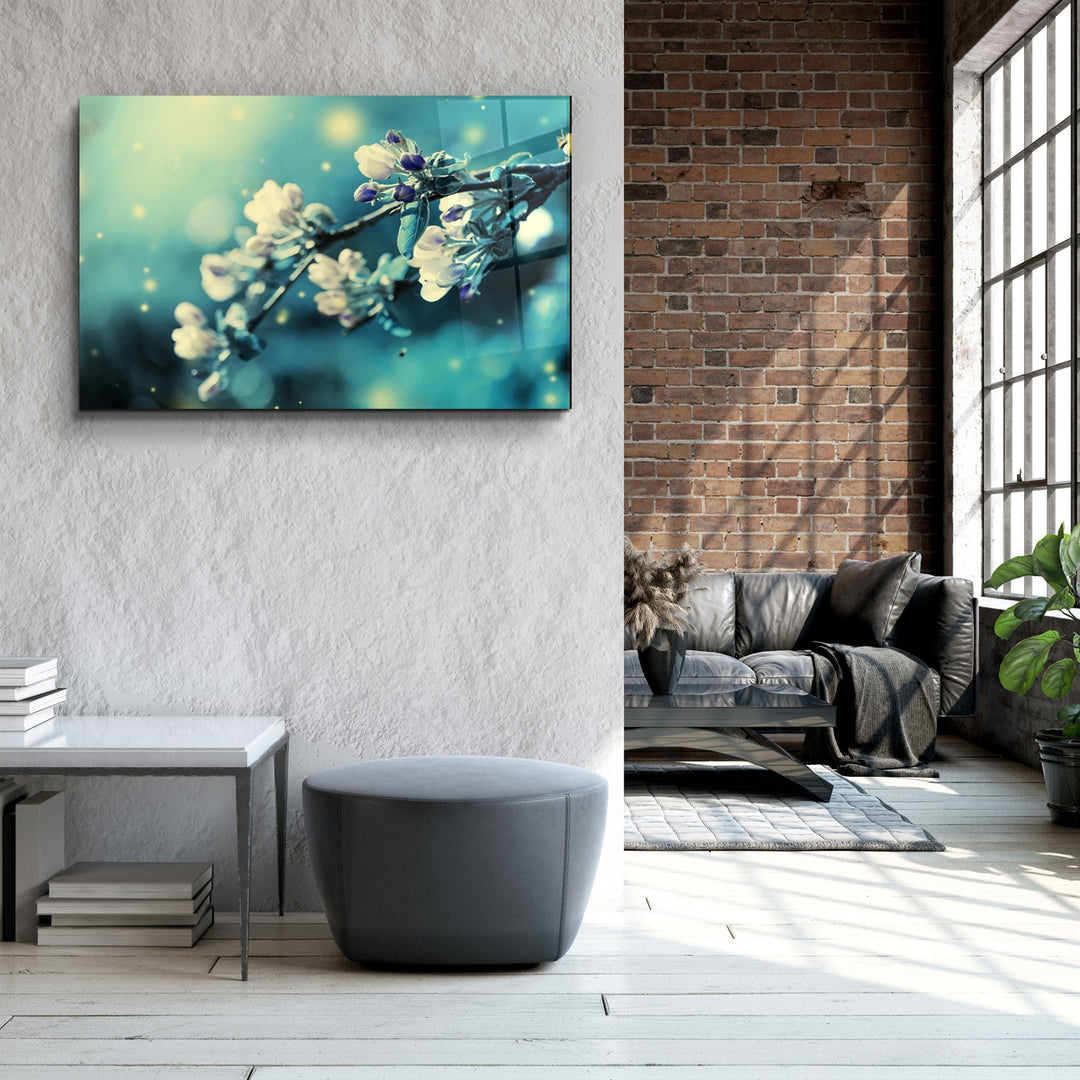 ・"Flower"・Glass Wall Art | Artdesigna Glass Printing Wall Arts.