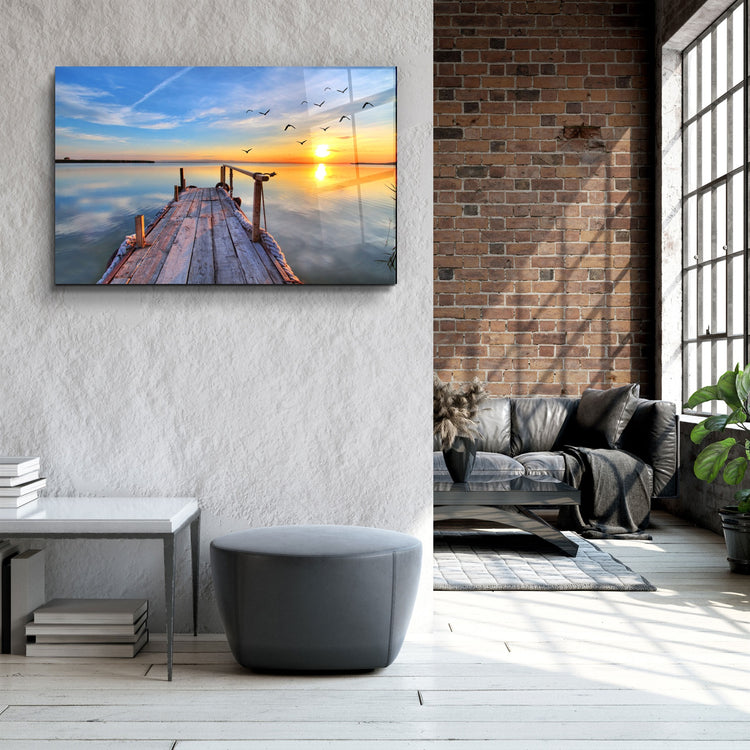 ・"Pier 4"・Glass Wall Art | Artdesigna Glass Printing Wall Arts.