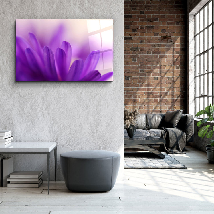 ・"Flower"・Glass Wall Art | Artdesigna Glass Printing Wall Arts.