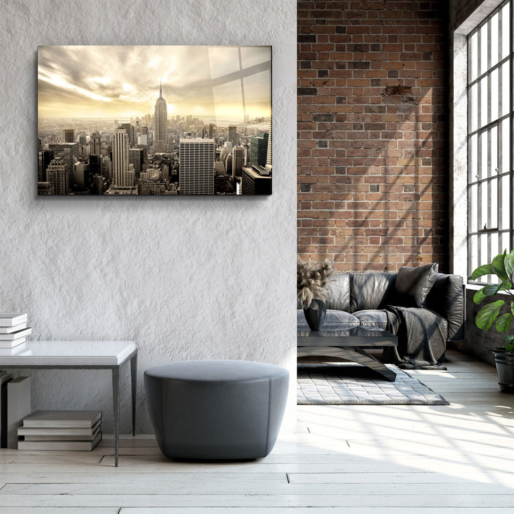 ・"New York (NYC)"・Glass Wall Art | Artdesigna Glass Printing Wall Arts.