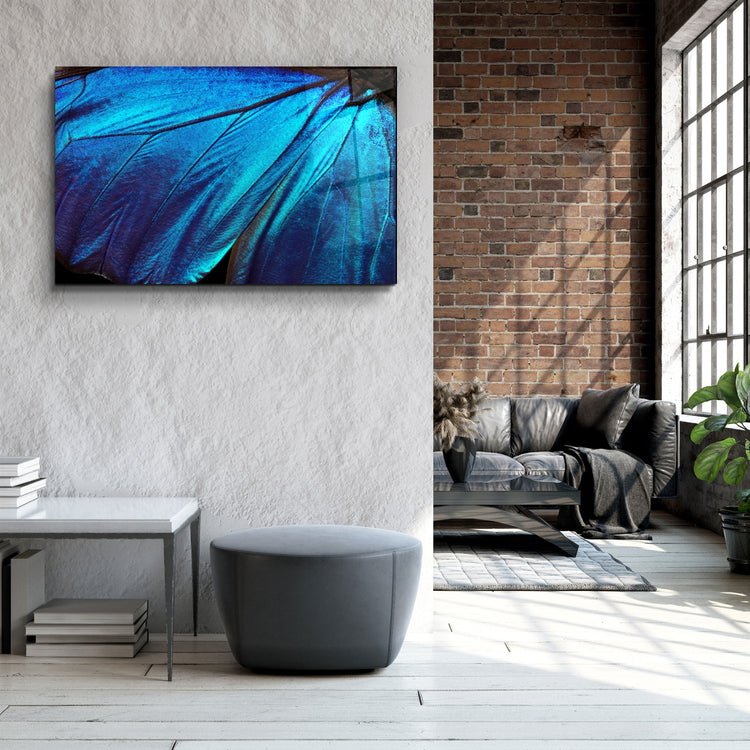 ・"Butterfly Wing"・Glass Wall Art | Artdesigna Glass Printing Wall Arts.