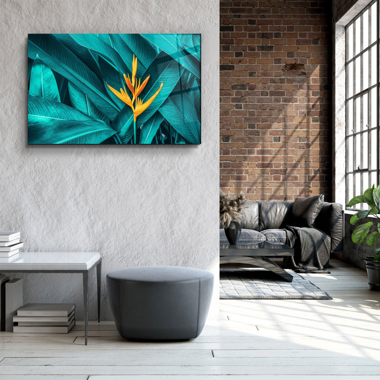 ・"Tropica"・Glass Wall Art | Artdesigna Glass Printing Wall Arts.