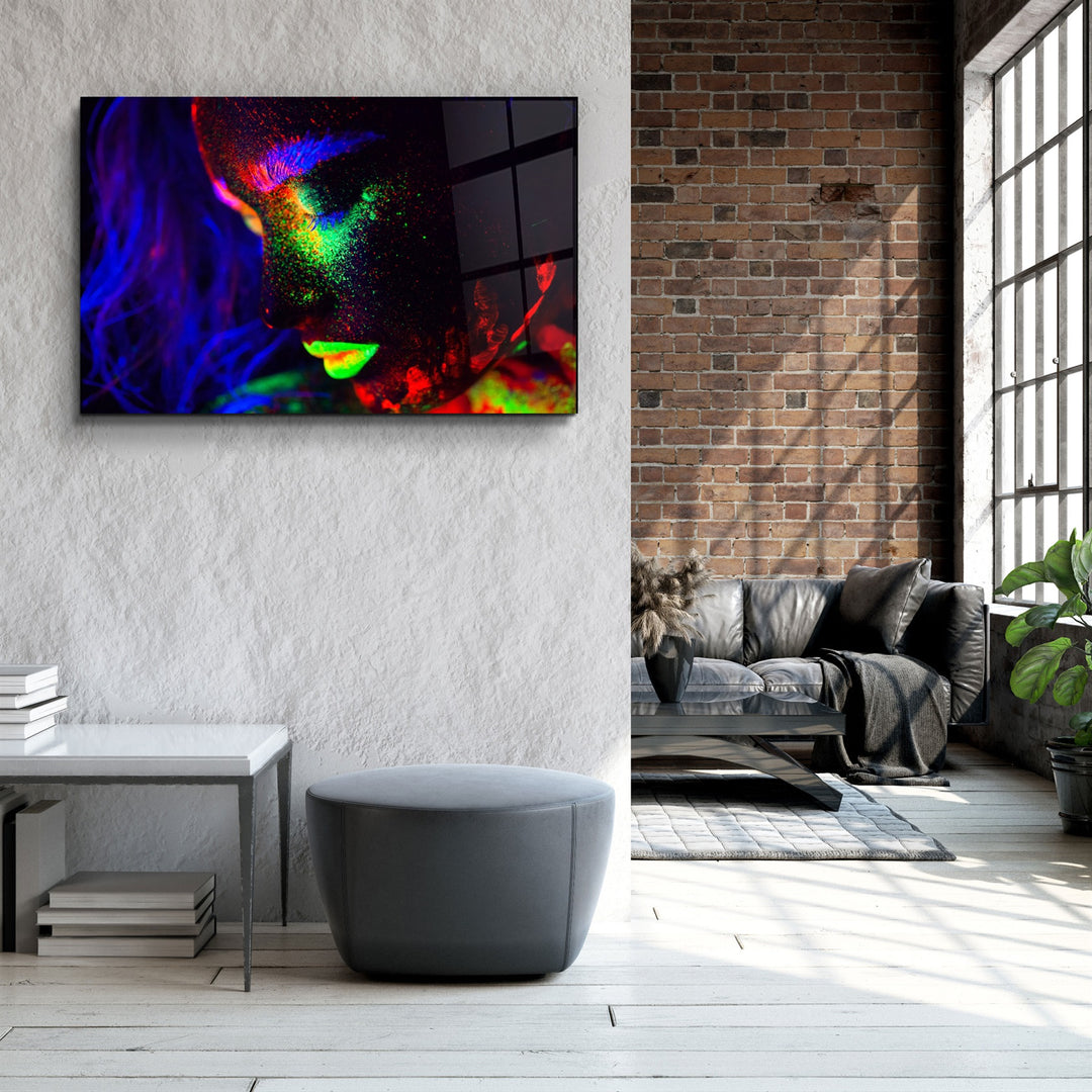 ・"Glowing in the Dark"・Glass Wall Art | Artdesigna Glass Printing Wall Arts.