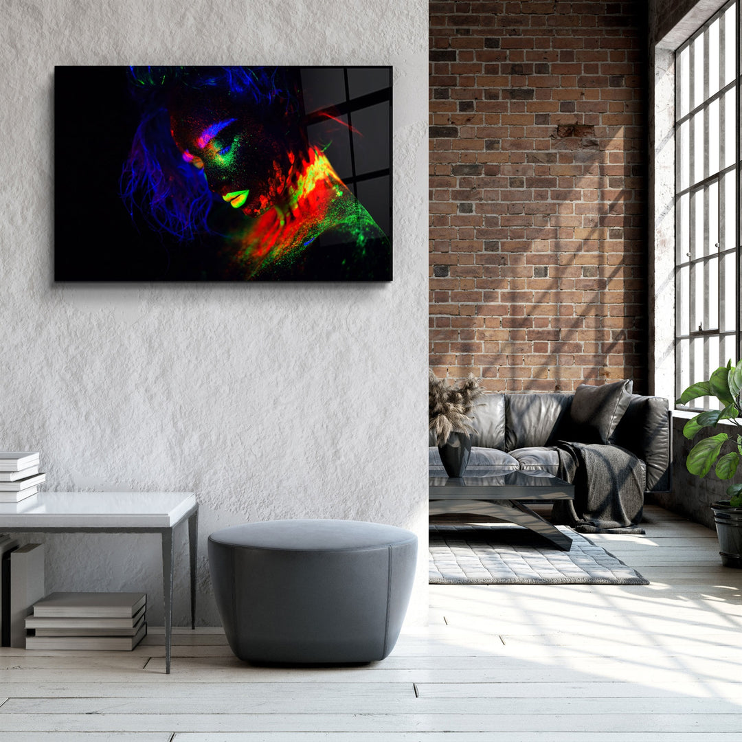 ・"Glowing in the Dark"・Glass Wall Art | Artdesigna Glass Printing Wall Arts.