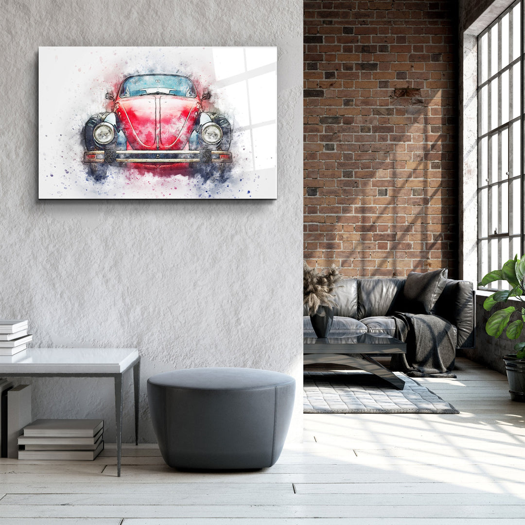 ・"The Car"・Glass Wall Art | Artdesigna Glass Printing Wall Arts.