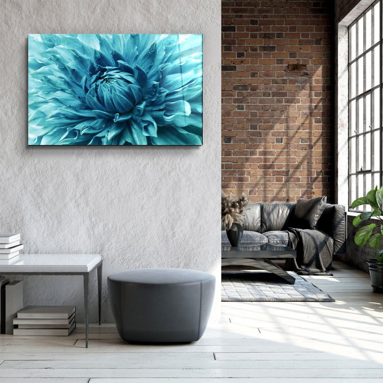 ・"Micro Flower"・Glass Wall Art | Artdesigna Glass Printing Wall Arts.