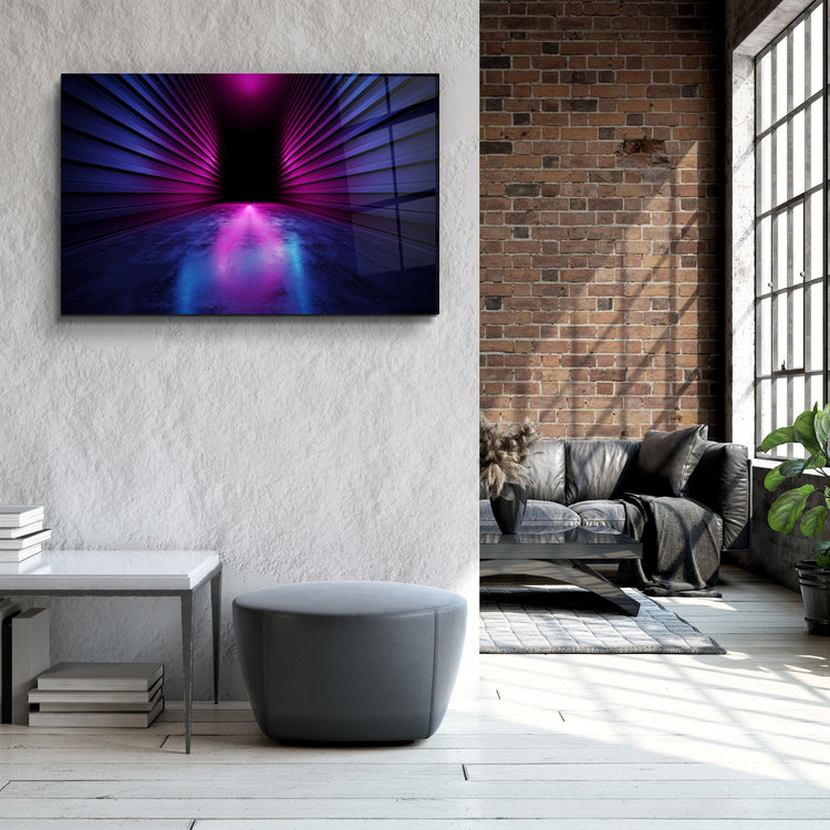 ・"Neon Xwhere"・Glass Wall Art | Artdesigna Glass Printing Wall Arts.