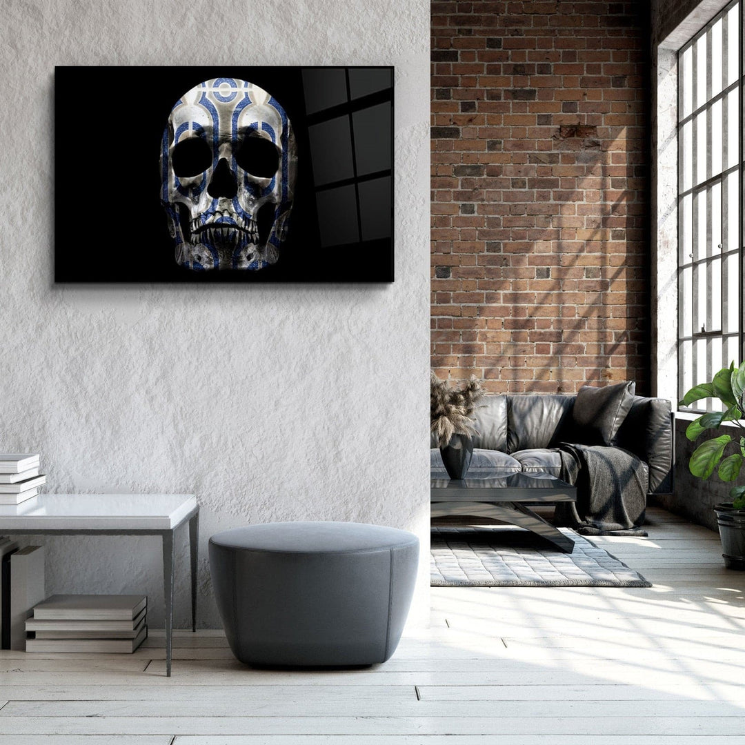 ・"Design Skull"・Glass Wall Art | Artdesigna Glass Printing Wall Arts.