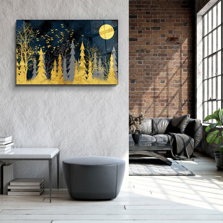 ・"Cute Forest7"・Glass Wall Art | Artdesigna Glass Printing Wall Arts.