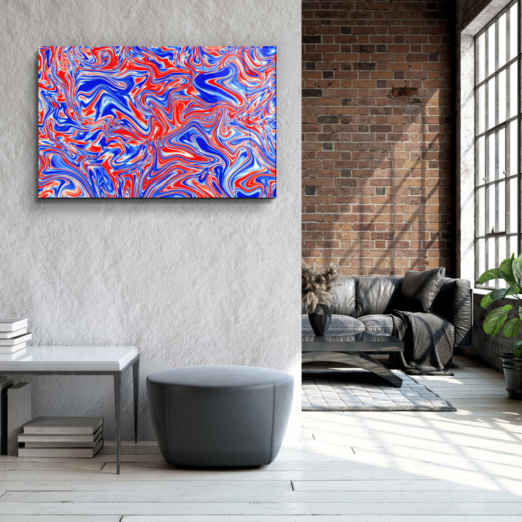 ・"Abstract Shape V1"・Glass Wall Art | Artdesigna Glass Printing Wall Arts.