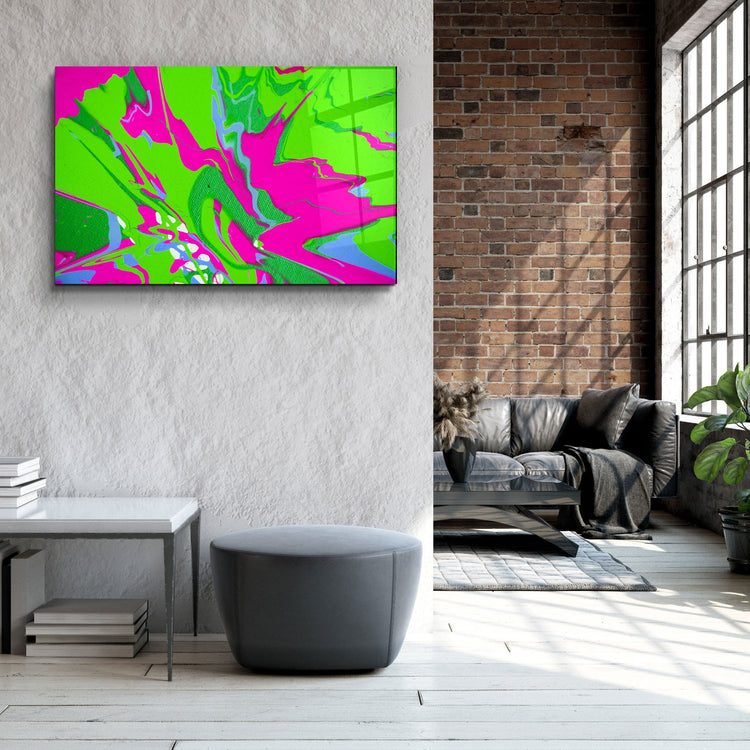 ・"Abstract Shape V2"・Glass Wall Art | Artdesigna Glass Printing Wall Arts.