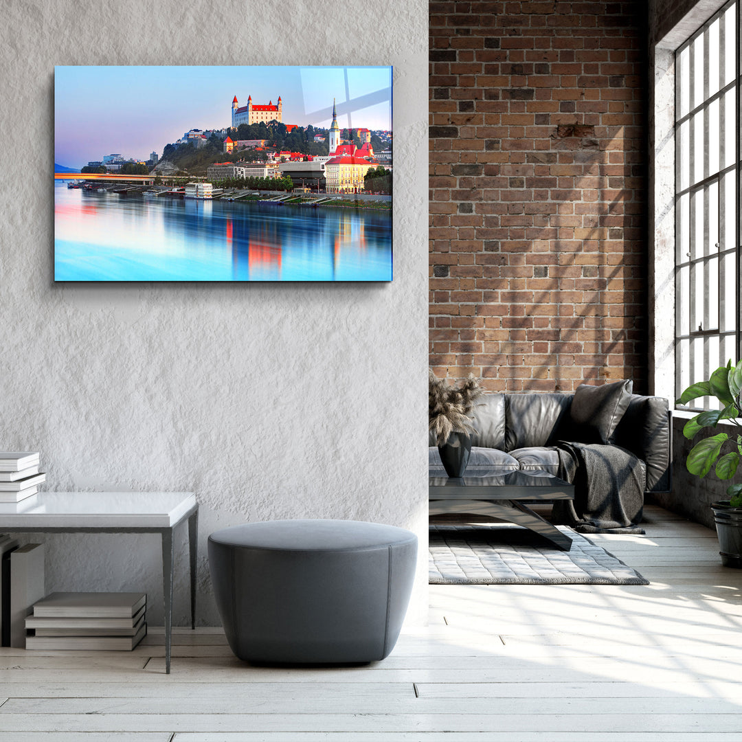 ・"Bratislava-Slovakia"・Glass Wall Art