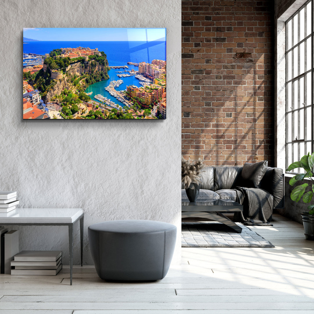 ・"Monaco"・Glass Wall Art