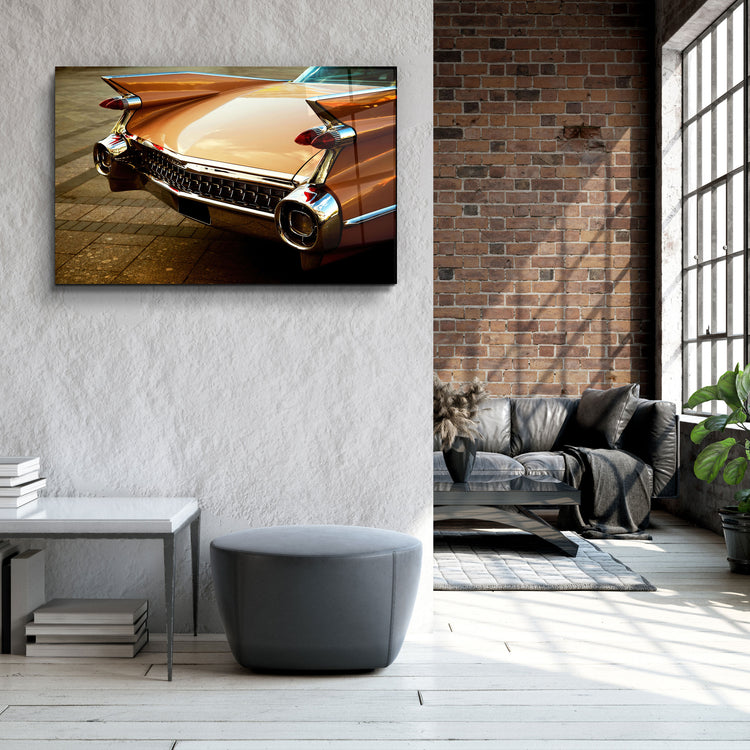 ・"Antique Car From Cuba"・Glass Wall Art | Artdesigna Glass Printing Wall Arts.