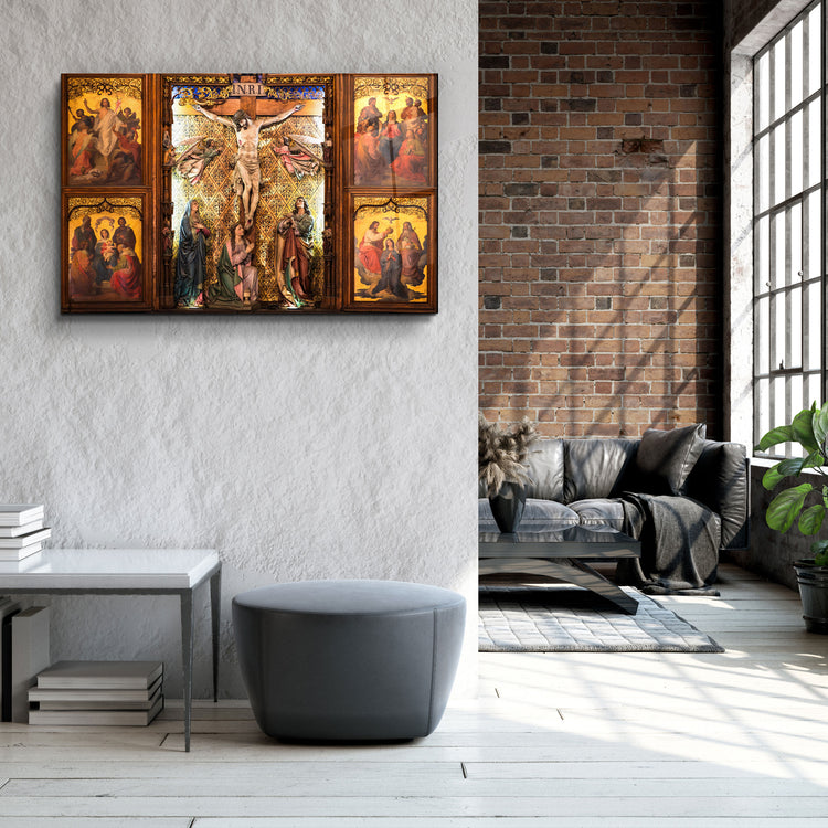 ・"Jesus"・Glass Wall Art | Artdesigna Glass Printing Wall Arts.