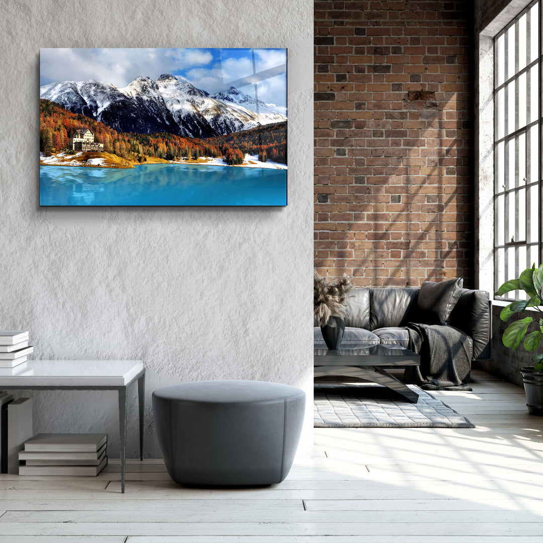 ・"Beauty Of SWITZERLAND"・Glass Wall Art | Artdesigna Glass Printing Wall Arts.