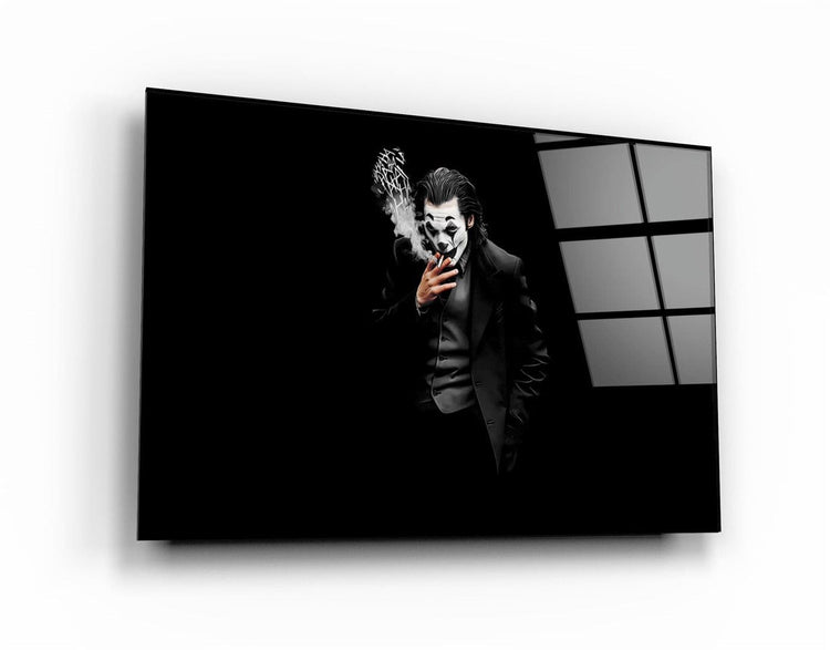 ・"Joker - Haha"・Glass Wall Art | Artdesigna Glass Printing Wall Arts.