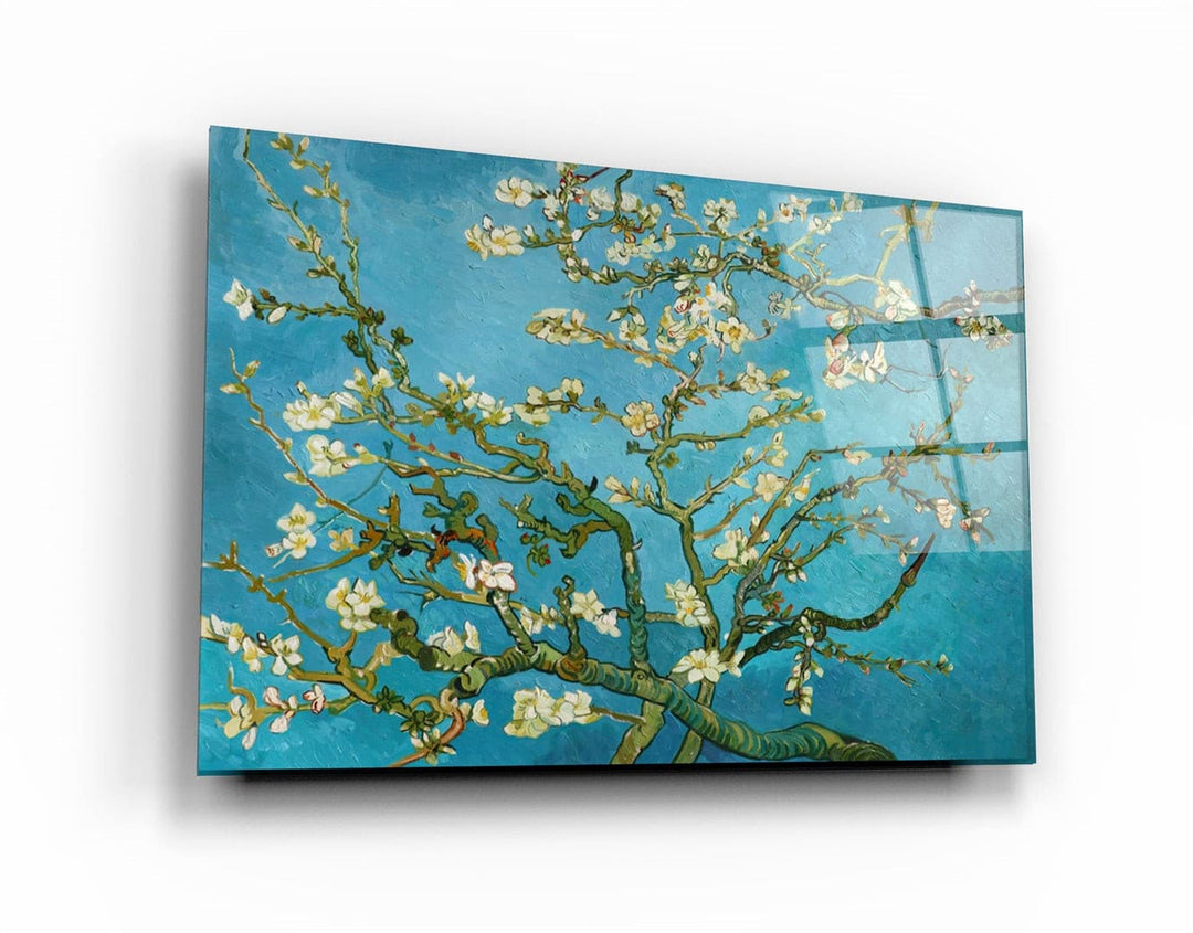 ・"Abstract Flowers"・Glass Wall Art | Artdesigna Glass Printing Wall Arts.