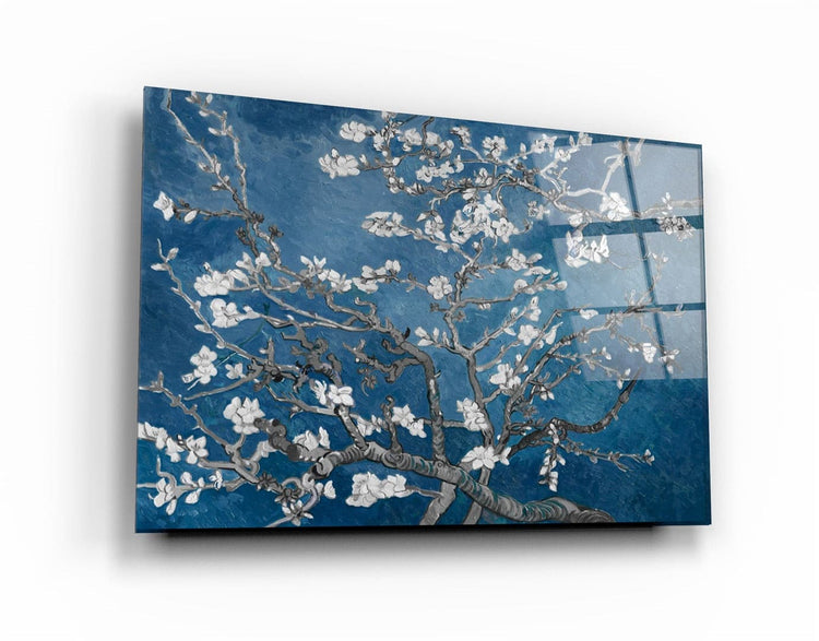 ・"Abstract Flowers V3"・Glass Wall Art | Artdesigna Glass Printing Wall Arts.