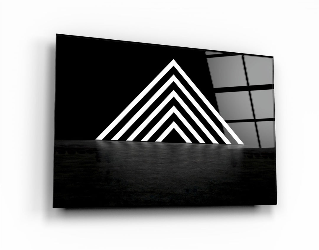 ・"Mystic Triangle Gate"・Glass Wall Art | Artdesigna Glass Printing Wall Arts.