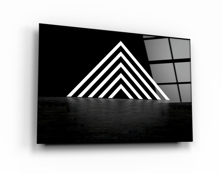 ・"Mystic Triangle Gate"・Glass Wall Art | Artdesigna Glass Printing Wall Arts.