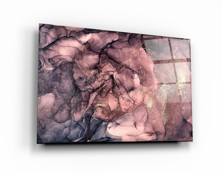 ・"Purple Wave Pattern V3"・Glass Wall Art | Artdesigna Glass Printing Wall Arts.