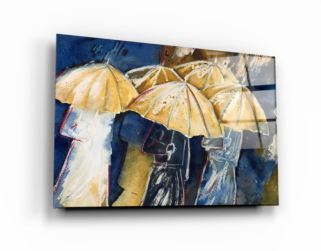 ・"Rainy Day"・Glass Wall Art | Artdesigna Glass Printing Wall Arts.