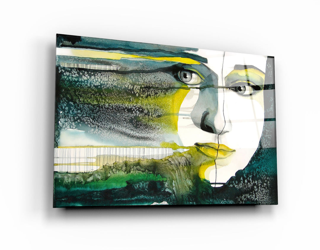 ・"Watching Thoughts"・Glass Wall Art | Artdesigna Glass Printing Wall Arts.