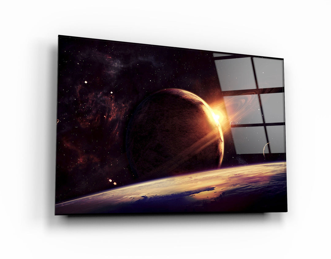 ・"Melodic Universe"・Glass Wall Art | Artdesigna Glass Printing Wall Arts.