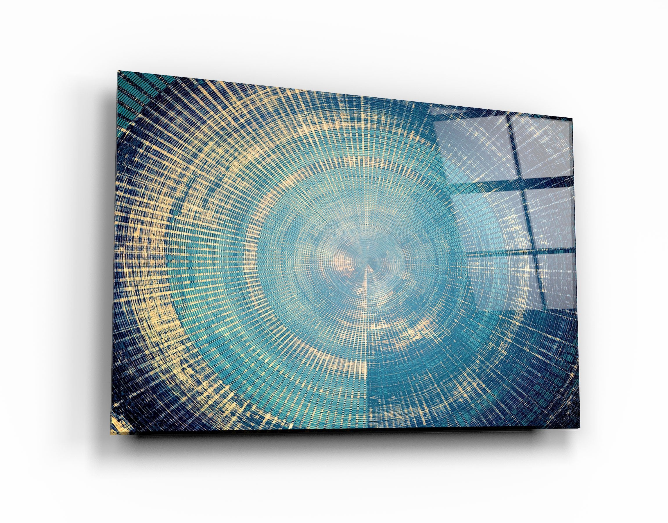 ・"Regime Of Blue"・Glass Wall Art | Artdesigna Glass Printing Wall Arts.