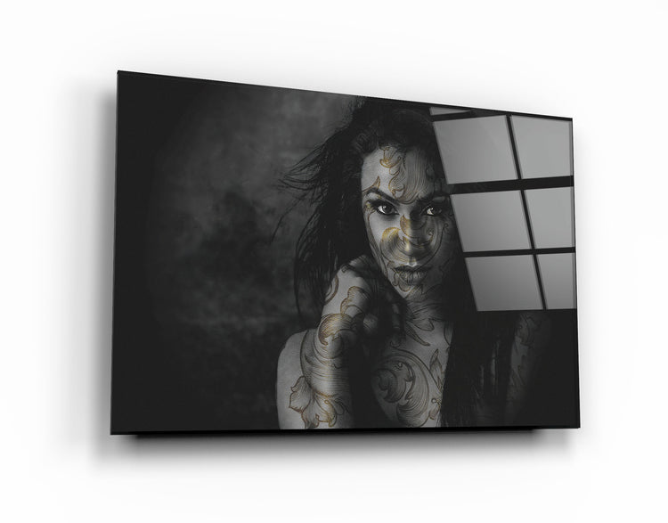 ・"The Demon Inside You"・Glass Wall Art | Artdesigna Glass Printing Wall Arts.