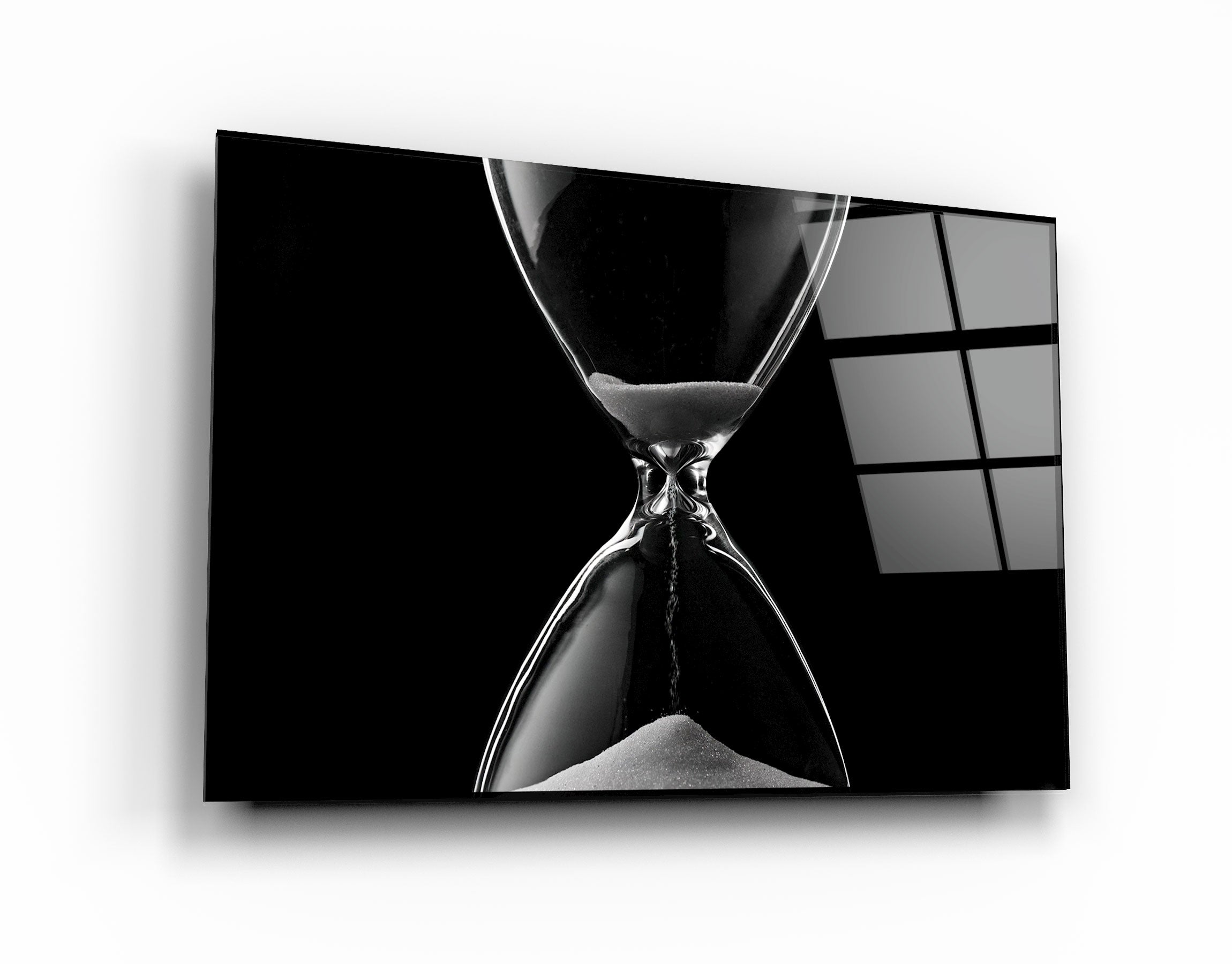 ・"No Time To Waste"・Glass Wall Art | Artdesigna Glass Printing Wall Arts.