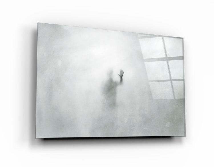 ・"The Ghost Face In The Fog"・Glass Wall Art | Artdesigna Glass Printing Wall Arts.