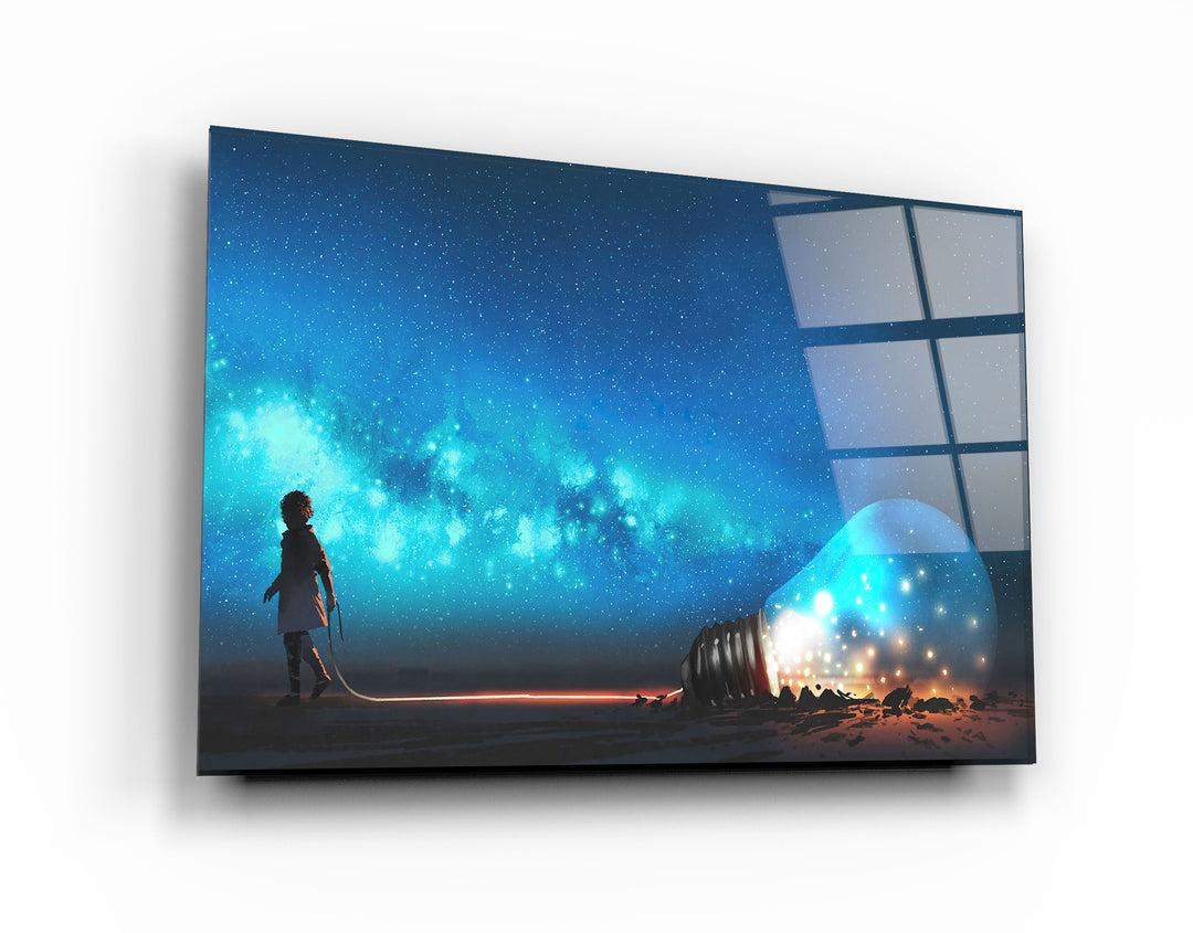 ・"Imagination"・Glass Wall Art | Artdesigna Glass Printing Wall Arts.