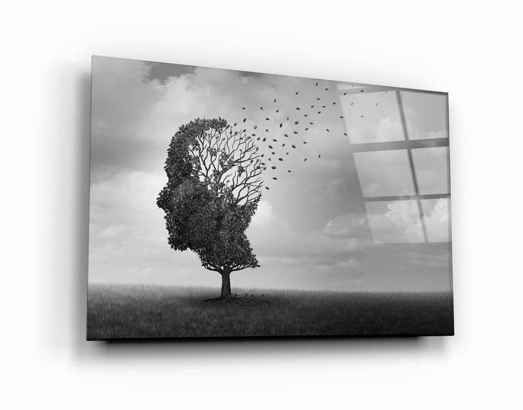 ・"Forgetting Things"・Glass Wall Art | Artdesigna Glass Printing Wall Arts.