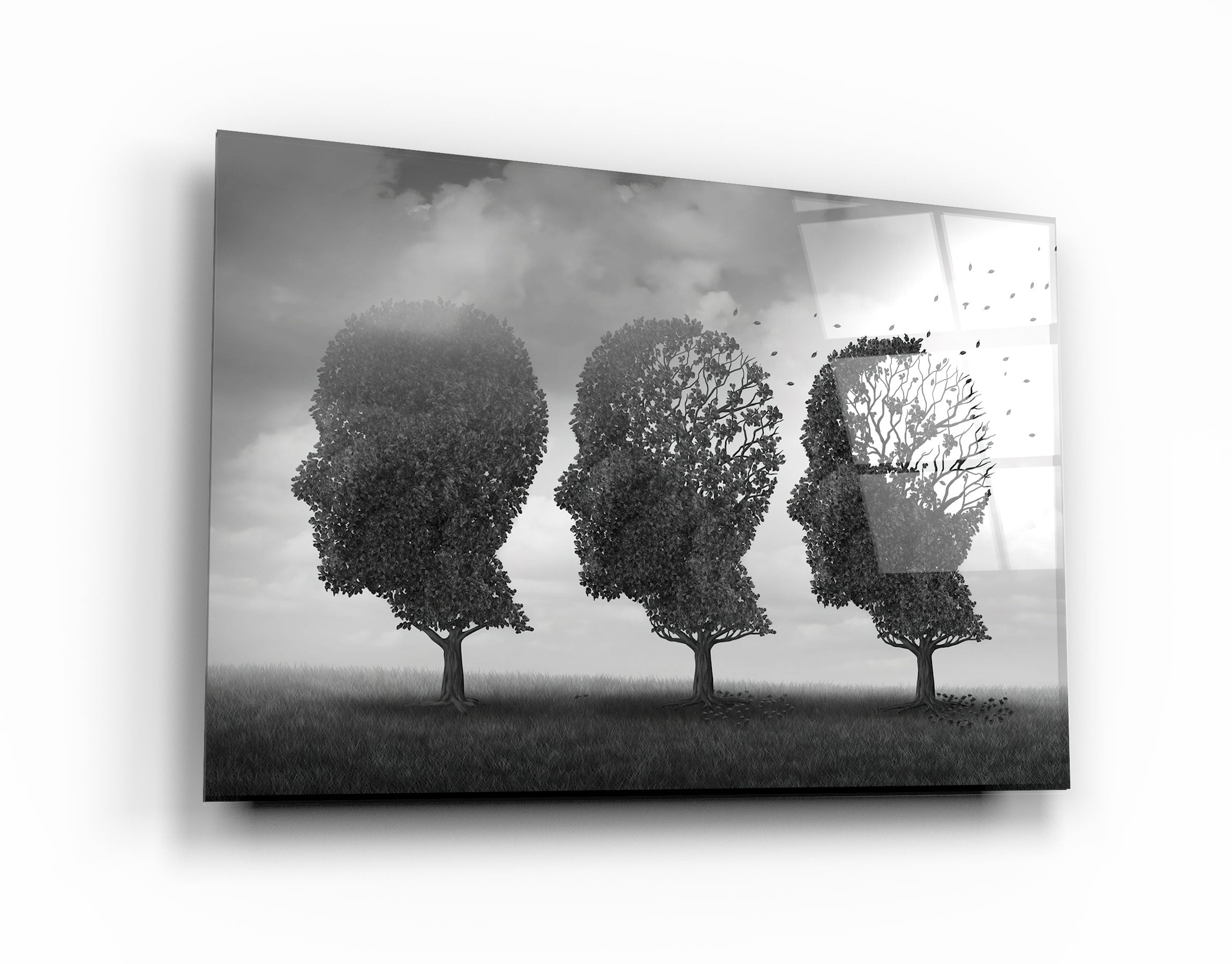 ・"A Phase Of Forgetting Things"・Glass Wall Art | Artdesigna Glass Printing Wall Arts.